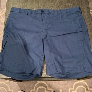 Navy Blue linen shorts
